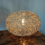 Draad goud tafellamp, Modern industriële, Ophalen of Verzenden, Zo goed als nieuw, Minder dan 50 cm