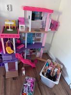 Barbie XXL Huis + Auto's, Vliegtuig, Camper & Veel Poppen!, Ophalen, Zo goed als nieuw, Poppenhuis