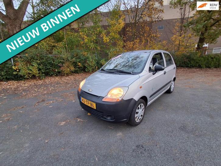 Chevrolet Matiz 0.8 Ace LEUKE AUTO ZO WEG PRIJSJE, Auto's, Chevrolet, Bedrijf, Te koop, Matiz, ABS, Airbags, Metallic lak, Startonderbreker