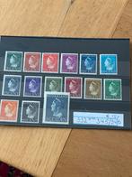 Postzegels Wilhelmina 1940-1947 nr 332-345 + 346, Postzegels en Munten, Postzegels | Nederland, Ophalen of Verzenden, Postfris
