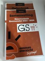 Examenoverzicht geschiedenis HAVO, Ophalen of Verzenden, Gelezen, HAVO, Geschiedenis