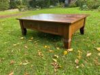 Massief houten salontafel koloniale stijl 120 x 80 x 40, Huis en Inrichting, Tafels | Salontafels, Ophalen, Gebruikt, 100 tot 150 cm