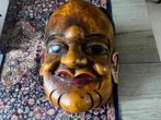 Oud Houten Japans of Chinees Opera Masker Museum Kwaliteit, Ophalen of Verzenden