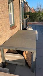 Tafel 6 persoons met natuursteen, Ophalen, Zo goed als nieuw, Rechthoekig, Overige materialen