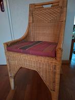 Eetkamerstoelen 4x, Huis en Inrichting, Stoelen, Ophalen, Gebruikt, Overige kleuren, Riet of Rotan