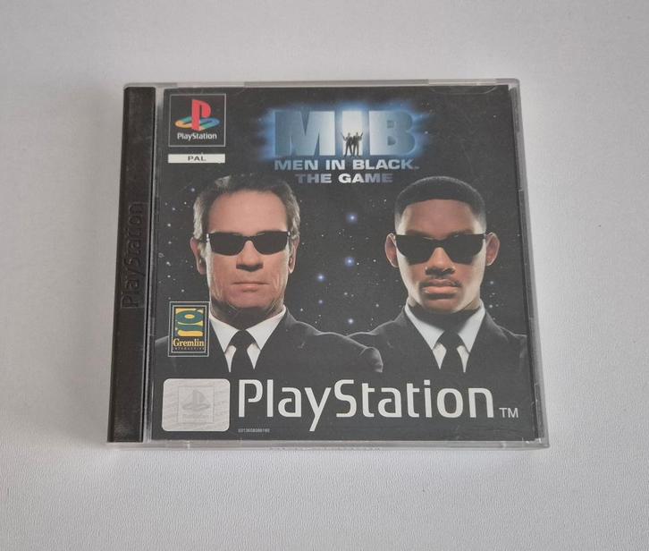 Men in Black: The Game Playstation 1 PS1 Compleet, Spelcomputers en Games, Games | Sony PlayStation 1, Gebruikt, Avontuur en Actie