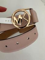 Michael Kors leren riem poederroze M gouden ronde, Kleding | Dames, Riemen en Ceinturen, Nieuw, Ophalen of Verzenden