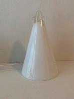 Ilu glazen teepee cone lamp , jaren 80, Huis en Inrichting, Lampen | Tafellampen, Gebruikt, Jaren 80, Ophalen of Verzenden, Glas