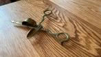 Koperen Kaarsendover schaar / wick trimmer / kaars snuffer, Antiek en Kunst, Ophalen of Verzenden, Koper
