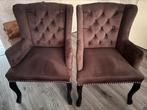 Dubbelman Design Armleuning Wing Chair Velvet bruin, Huis en Inrichting, 75 tot 100 cm, Ophalen of Verzenden, Zo goed als nieuw
