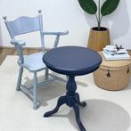 Vintage stoel tafel set | eiken hout | salontafel |, 50 tot 100 cm, Vintage antiek, Minder dan 50 cm, Niet bekend