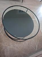 Set van 2 ronde bijzettafels - glas/metaal, Ophalen