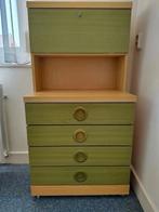 Space age kinderbureau bureau met ronde grepen 60s, Ophalen, Huis en Inrichting