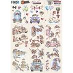 Yvonne Creations CD12004 Wedding Mini 3D knipvel A4, ., Nieuw, Ophalen of Verzenden, .