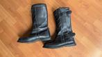 Dames motorlaarzen leer mt 36, Ophalen, Tweedehands, Dames, Laarzen