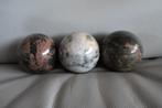 Marmer Ballen Natuursteen 3 Stuks, Verzamelen, Mineralen en Fossielen, Ophalen of Verzenden, Mineraal
