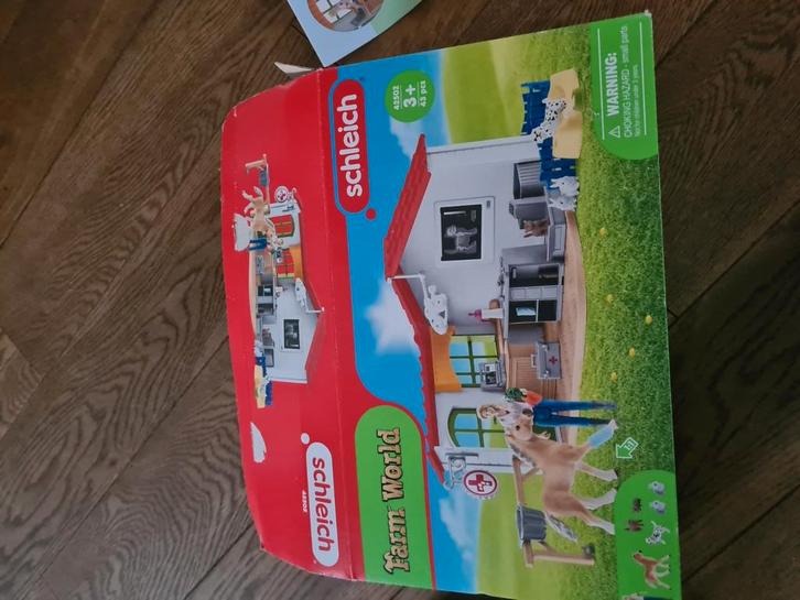 Schleich Farm World dierenarts, Kinderen en Baby's, Speelgoed | Actiefiguren, Gebruikt, Ophalen of Verzenden