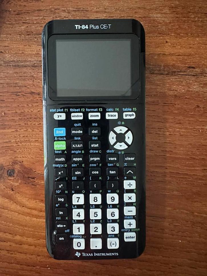 Texas Instruments TI-84 Plus CE-T, Diversen, Rekenmachines, Zo goed als nieuw, Grafische rekenmachine, Ophalen of Verzenden