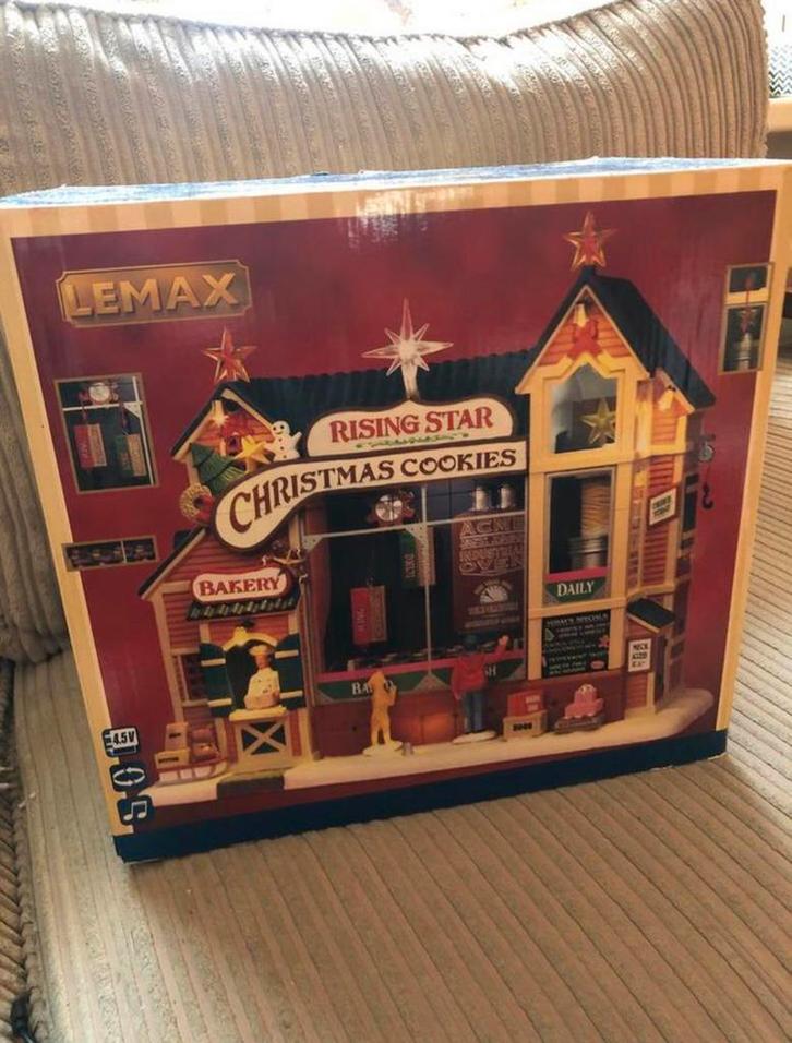 Lemax christmas cookies bakery bakkerij kerstdorp, Diversen, Kerst, Nieuw, Ophalen