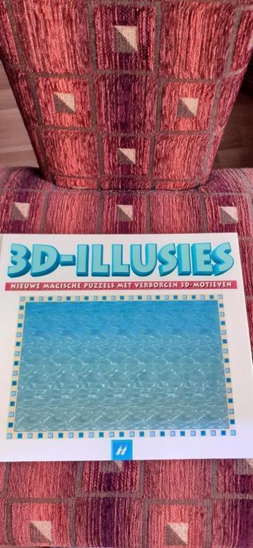 3D-illusies boek met magische puzzels beschikbaar voor biedingen