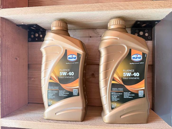 2x Eurol Fluence 5W-40 Volledig Synthetische Motorolie - 1 L, Auto-onderdelen, Filters, Nieuw, Ophalen