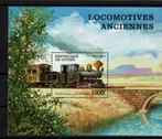 guinee 1997 pf blok treinen spoorwegen trains railroad, Ophalen of Verzenden, Postfris, Treinen