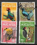 Maleisie 1965 Vogels neushoornvogel, Ophalen of Verzenden, Gestempeld, Zuidoost-Azië