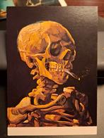 Postkaart van Gogh Schedel met brandende sigaret, Ophalen of Verzenden, 1980 tot heden, Ongelopen, Overige thema's