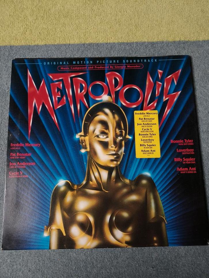 OST Metropolis lp, Cd's en Dvd's, Vinyl | Filmmuziek en Soundtracks, Zo goed als nieuw, 12 inch, Ophalen of Verzenden