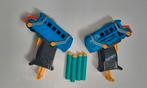2 Fortnite nerf battle bus pistolen, Ophalen of Verzenden, Zo goed als nieuw
