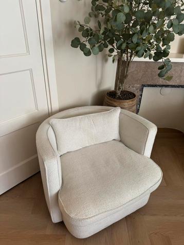 YAYA draai fauteuil teddy stof beschikbaar voor biedingen