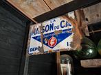 Emaille reclamebord bord winkelbord reclame brocante, Ophalen of Verzenden