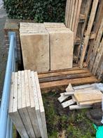 Travertin terrastegels 60 x 40 cm, Tuin en Terras, Ophalen, Nieuw, Terrastegels, Natuursteen