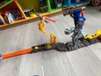 Hotwheels Trick tracks cyborg starter set met extra autotjes, Ophalen, Zelf te bouwen, Hot Wheels, Handmatig