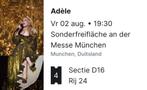 Adele in Munich concert 4 tickets te koop, Tickets en Kaartjes, Concerten | Overige, Augustus, Drie personen of meer, Adele München