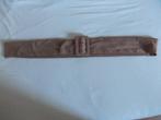 Lichtbruine stoffen riem met gesp, XL, Kleding | Dames, Riemen en Ceinturen, Ophalen, Zo goed als nieuw, Bruin, 5 cm of meer