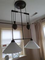Grote lamp bronskleurig, Huis en Inrichting, Lampen | Hanglampen, Ophalen, Metaal, Minder dan 50 cm, Landelijk