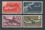 D597 Liechtenstein 391/94 postfris Vliegtuigen, Postzegels en Munten, Postzegels | Europa | Overig, Overige landen, Verzenden