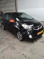 Kia Picanto 1.0 Cvvt 3-DRS 2012 Zwart, Auto's, Voorwielaandrijving, 400 kg, Zwart, Origineel Nederlands