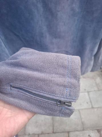 Nieuwe Suède Tussenjas - IJsblauw beschikbaar voor biedingen