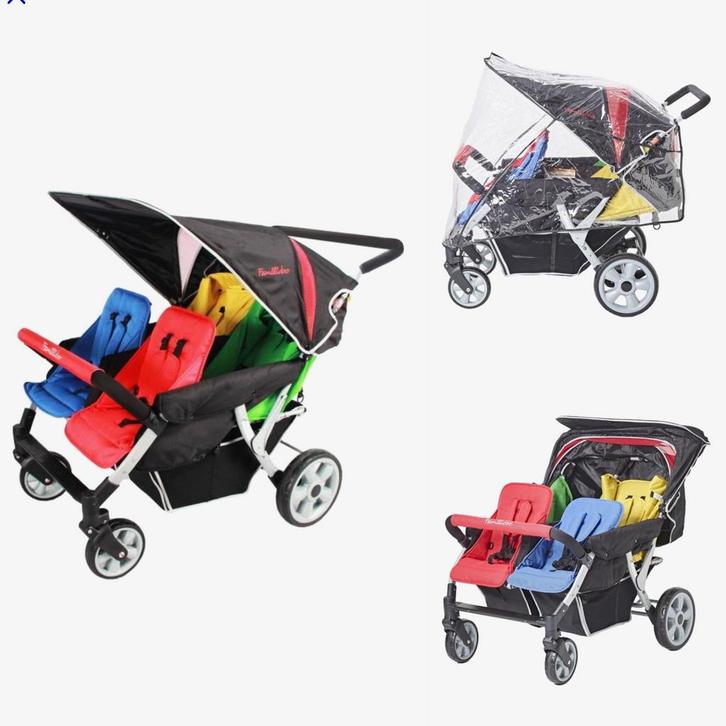 Familidoo Duowagen / Meerlingwagen, Kinderen en Baby's, Kinderwagens en Combinaties, Zo goed als nieuw, Kinderwagen, Overige merken