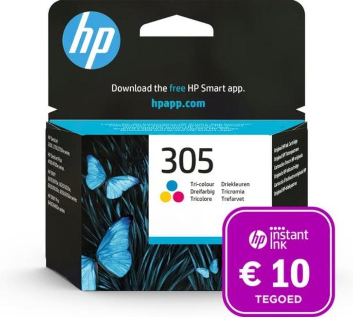 HP 305 - Inktcartridge - Origineel - Kleur GRATIS VERZENDING, Computers en Software, Printerbenodigdheden, Nieuw, Cartridge, Verzenden