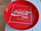 rood Coca-Cola dienblad metaal gebruikt, Verzamelen, Gebruikt, Ophalen of Verzenden, Gebruiksvoorwerp