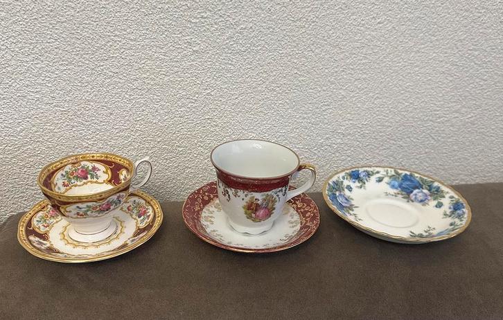 Royal Albert en Bavaria kopjes en schotels, Antiek en Kunst, Antiek | Servies los, Ophalen of Verzenden