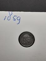 5 cent 1859 Willem III, Postzegels en Munten, Munten | Nederland, Koning Willem III, Zilver, Ophalen of Verzenden, Losse munt