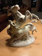 Porseleinen Steigerende Paarden - Gaaf!, Ophalen of Verzenden