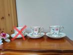 Vintage koffiekopjes van Balmoral Castle Bone China, 2 stuks, Huis en Inrichting, Verzenden, Zo goed als nieuw, Overige stijlen