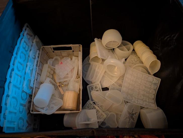 Grote partij epoxy benodigdheden, Hobby en Vrije tijd, Knutselen, Gebruikt, Materiaal, Ophalen of Verzenden