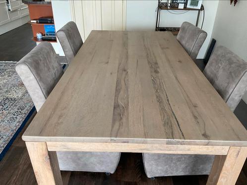 Henders en Hazel eiken, Huis en Inrichting, Tafels | Eettafels, Gebruikt, 50 tot 100 cm, 200 cm of meer, Vijf personen of meer
