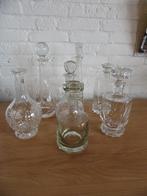 7 "kristallen" karaffen, Ophalen of Verzenden